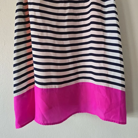 MAEVE ANTHROPOLOGIE Racerback Tanktop Blouse Colorblock Pinstripes Size Large - Picture 3 of 14